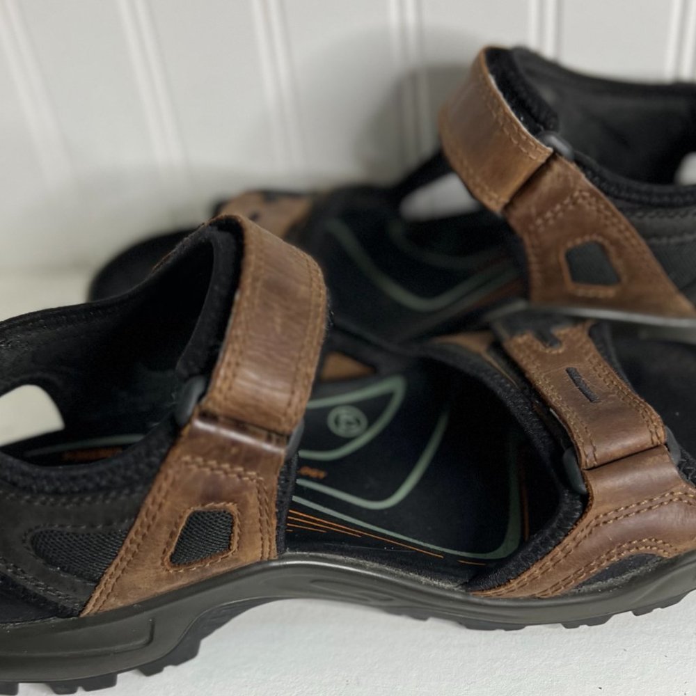 Ecco Men's Yucatan Sport Sandal In Nbison/Black Color… Gem